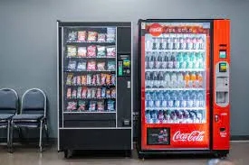 Snack and cold drink vending machines