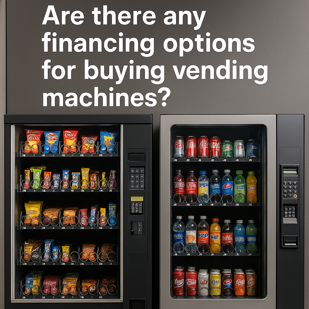 Are there any financing options for buying vending machines?