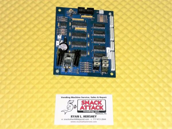 CRANE NATIONAL GPL 157, 158, 159, 160, 168, 167 SNACK MACHINE IC INTERFACE TRAY BOARD – New / Part#1576021