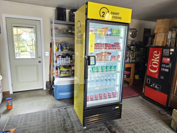 AI SMART MINI-MARKET COMBO VENDING MACHINE With Touch Screen POS Credit Card Reader – BRAND NEW $4299.99 / Free USA Ship!