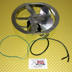 AMS COMBO / SNACK VENDING MACHINE EVAPORATOR FAN ASSEMBY / SENSIT 1, 2 ,3