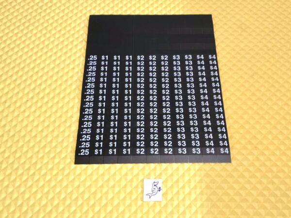 AMS Sensit 2 and 3 “NUMERICAL” Product Selection Labels / Price Label Sheet - Image 2