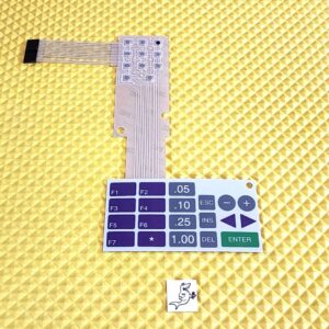 (AP) AUTOMATIC PRODUCTS 121, 122, 123, 133, 223, 310, 320, 933 CUSTOMER and SERVICE KEY PAD MEMBRANE