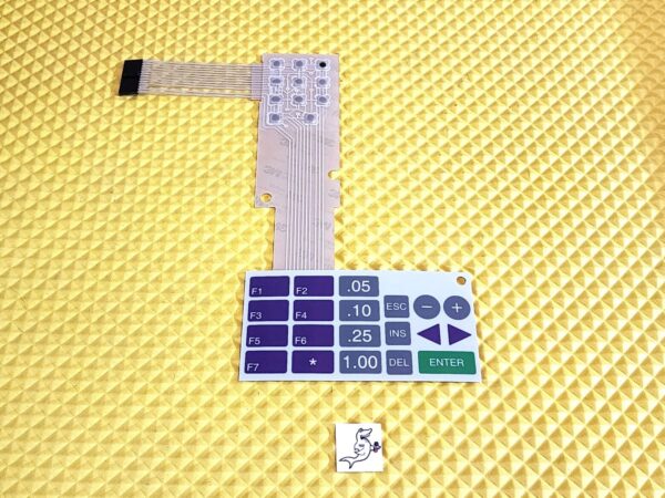 (AP) AUTOMATIC PRODUCTS 121, 122, 123, 133, 223, 310, 320, 933 CUSTOMER and SERVICE KEY PAD MEMBRANE