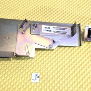(AP) 6600 / 7600 Snack Coin Return Button – Linkage and Coin Chute Assembly / Used