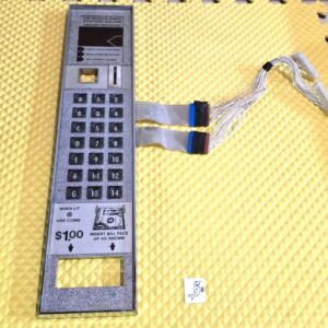 (AP) 6600 / 7600 Snack Machine Key Pad and Bezel Assembly / Used