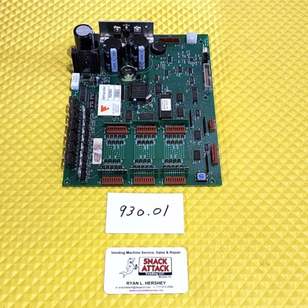 Dixie Narco 2145, 3561, 5591 Bev Max & Entree Shelf Control Board – Eprom#930.01 / Will Buy Core for $50.00!