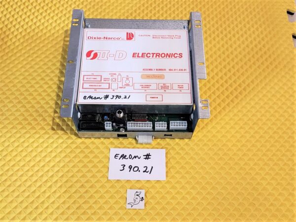 DIXIE NARCO COKE 276E, 501E, 522E, 600E SIID CONTROL BOARD / Eprom#390.21 – Will Buy Core for $50.00!