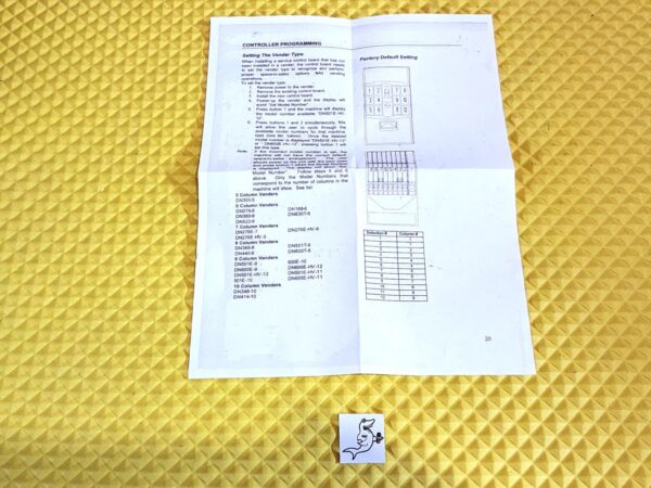 DIXIE NARCO HVV 276E, 501E PEPSI SODA MACHINE SBC CONTROL BOARD – Eprom#871.61 / Will Buy Core for $50.00! - Image 2