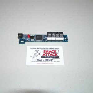 Dixie Narco 276E, 501E, 522E, 600E LED Display Board (New) / 4 Pin Connect