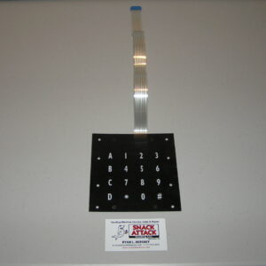 FASTCORP F631 ICE CREAM VENDING MACHINE KEYPAD MEMBRANE