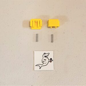 (2) MARS VN2511, VN2512,VN2712,VN2501 BILL VALIDATOR STACKER BOX LATCH & SPRINGS