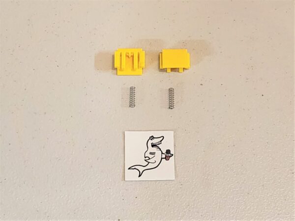 (2) MARS VN2511, VN2512,VN2712,VN2501 BILL VALIDATOR STACKER BOX LATCH & SPRINGS