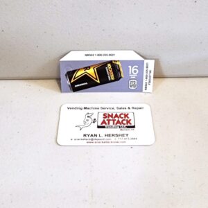 (1) Rockstar Original Energy Drink 16oz. Can Vending Label