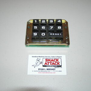 ROWE 4900, 5900, 6800, 7800 SNACK MACHINE KEY PAD / Will Buy Core for $50.00!
