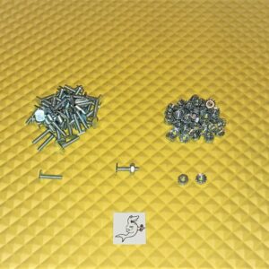 (50) DIXIE NARCO / VENDO SODA MACHINE “T” BOLTS and LOCK NUTS For Front Panel