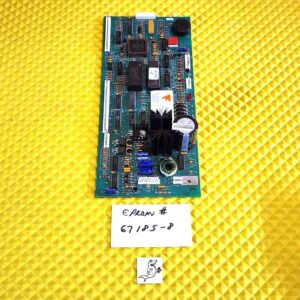 USI Lance, FSI, 3151, 3155, 3159, 3160 Snackmart 6 Control Board – Eprom# 67185-8 / Will Buy Core $50.00!