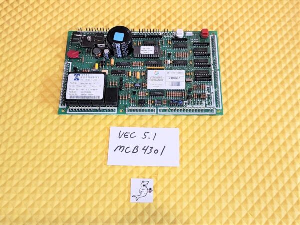 VENDO PEPSI / Generic Cold Drinks 480, 510, 511 Control Board – VEC 5.1 MCB430I / Will Buy Core for $50.00!
